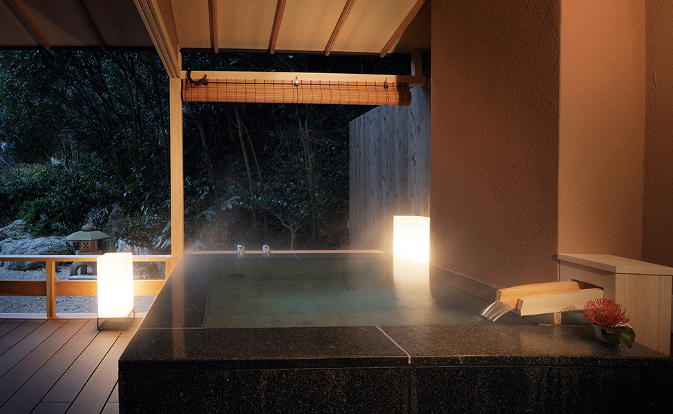 Night Hinoki's Outdoor bath