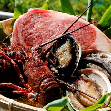 【露天風呂付き特別室】お料理重視!伊勢海老・鮑・松阪牛付 三重の三大味覚を堪能 料理長おまかせプラン