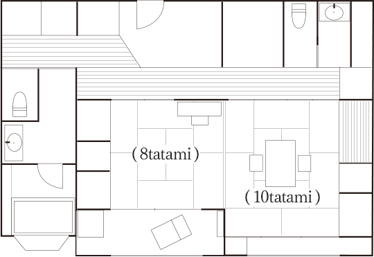 Special Japanese Room [KAMISHIMA] Floor plan