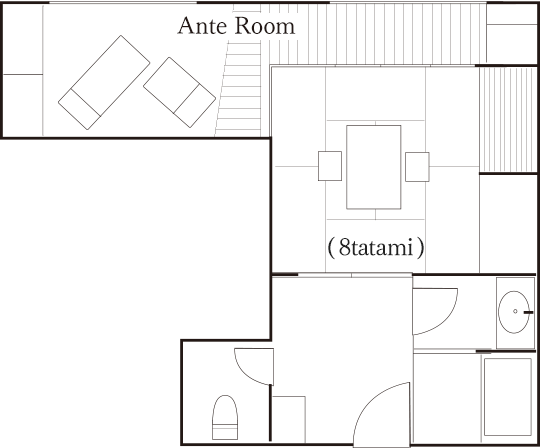 Japanese room [OHAMA/ASAMA] Floor plan