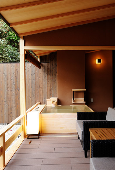 Hinoki's Outdoor bath