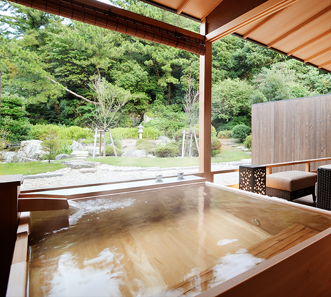 Morning Hinoki's Outdoor bath