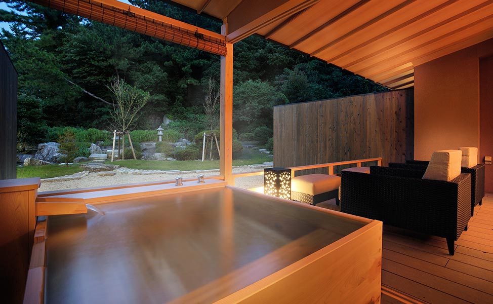 Night Hinoki's Outdoor bath