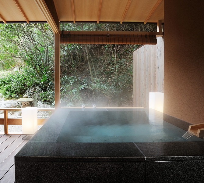 Morning Hinoki's Outdoor bath