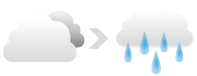 くもり のち 雨